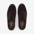 Echo Ii Brogue M - Oily Suede - Dark Brown