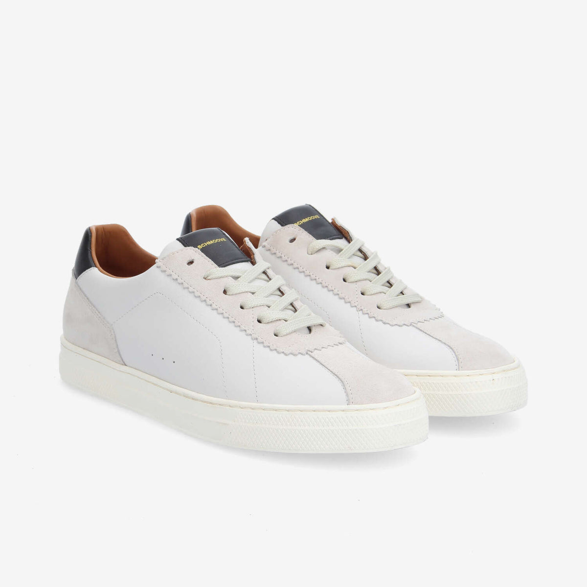 Spark Clay T Toe M - Nappa/Sde/Nappa - White/Offwhite/Black