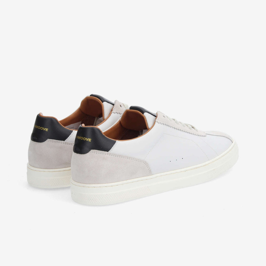 Spark Clay T Toe M - Nappa/Sde/Nappa - White/Offwhite/Black