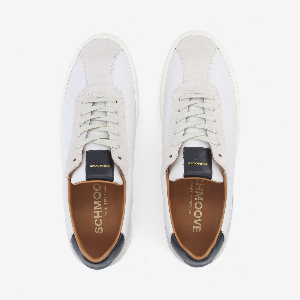 Spark Clay T Toe M - Nappa/Sde/Nappa - White/Offwhite/Black