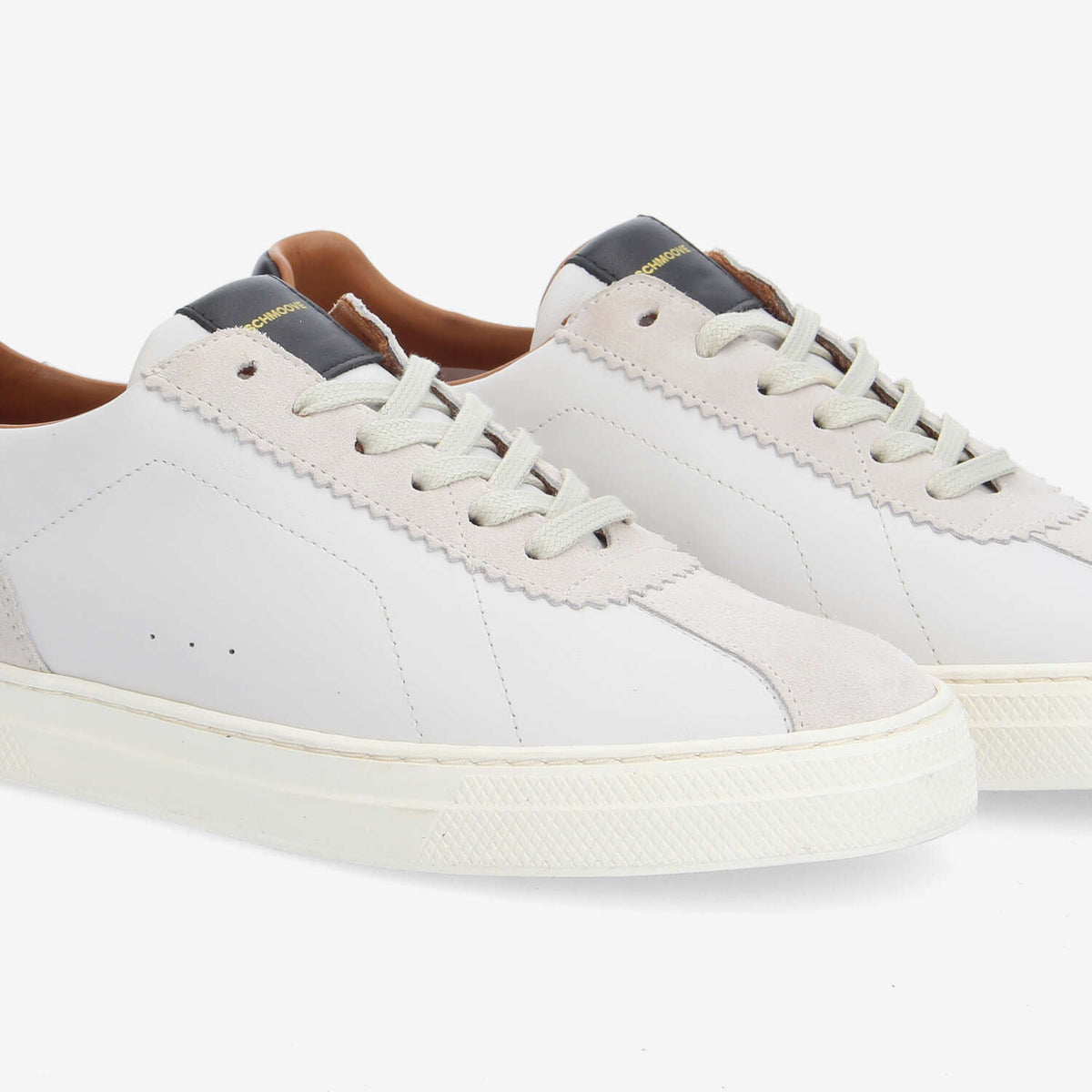 Spark Clay T Toe M - Nappa/Sde/Nappa - White/Offwhite/Black