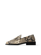 To Make It Easier Flat Shoes - Snake Print