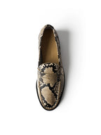 To Make It Easier Flat Shoes - Snake Print