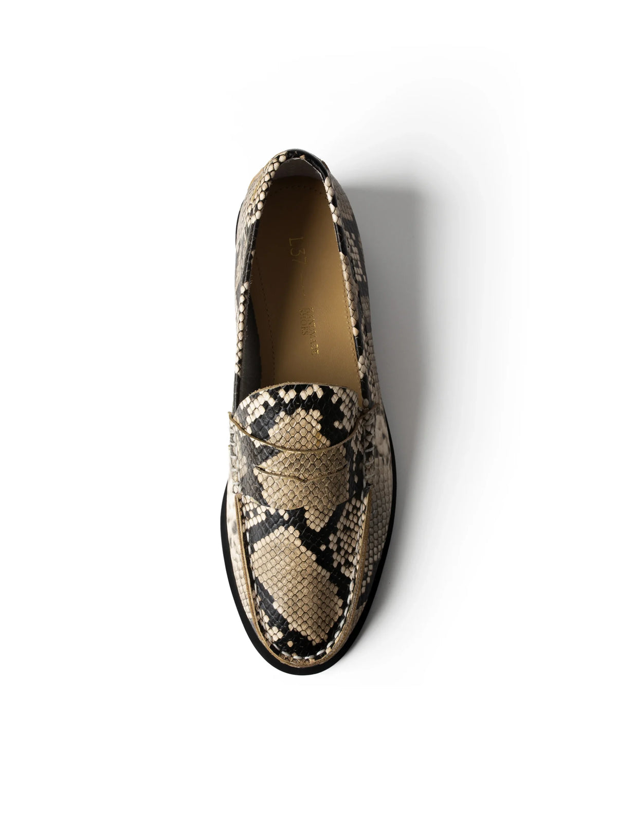To Make It Easier Flat Shoes - Snake Print