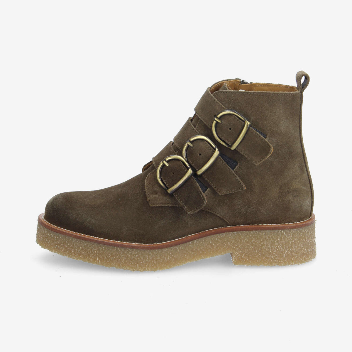 Dora Buckle W - Suede - Foret