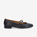 Flora Ballerina W - Nappa/Studs - Black/Silver