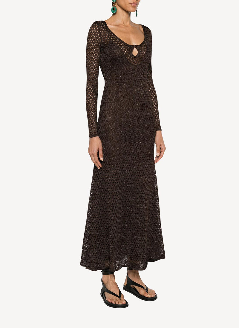 Tom Ford Distribution - Robe - Dark Brown - Femme