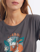 Reiko - Tommy T-Shirt - Carbon - Woman