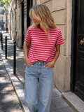 Camiseta Tomy - Rosa/Rojo