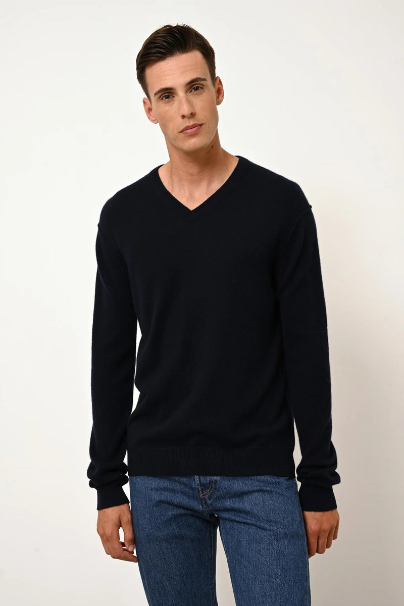 Pull Col V - Tom - Navy
