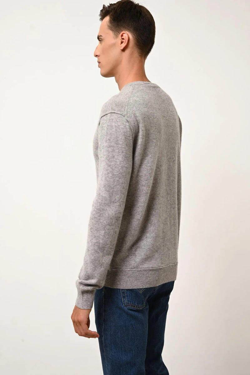 Pull Col V - Tom - Nuage Chiné