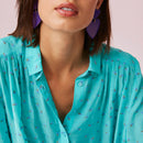 Camisa Tonia - Turquesa