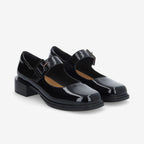 Ostend Ballerina W - Wrinkled Patent - Black