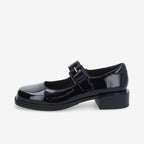 Ostend Ballerina W - Wrinkled Patent - Black