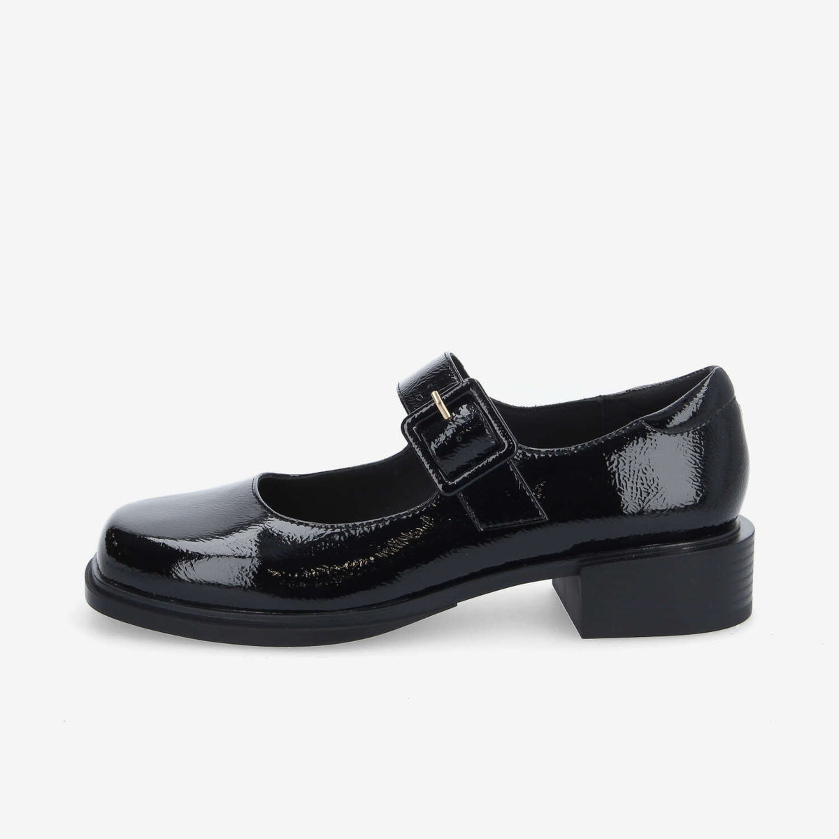 Ostend Ballerina W - Wrinkled Patent - Black