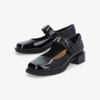 Ostend Ballerina W - Wrinkled Patent - Black