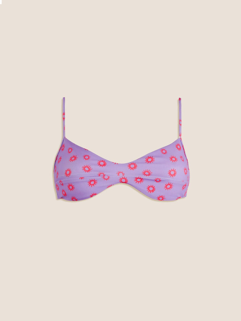 Haut De Maillot Femme Purple Suns