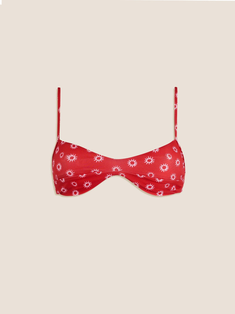 Haut De Maillot Femme Red Suns