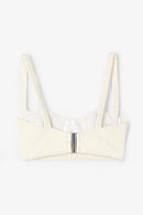 Top Corset Froissé Blanc