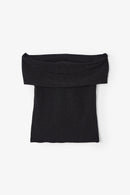 Top Gilda Maille Brillant Noir