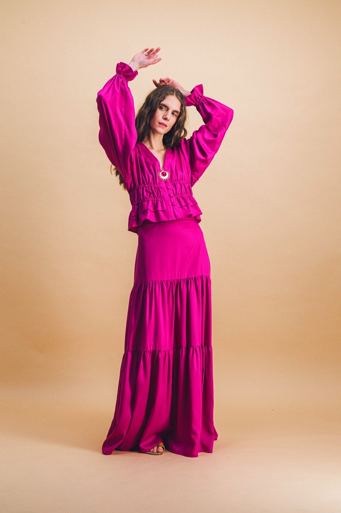 Isabel Cyclamen Blouse