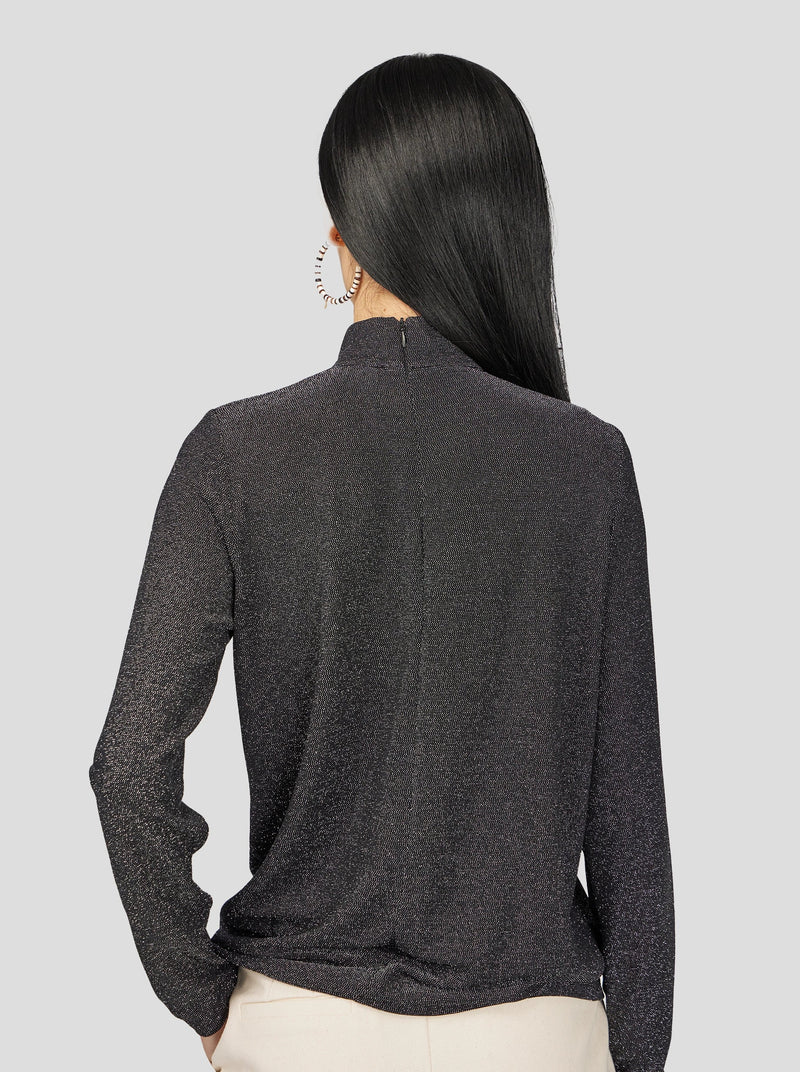 Haut En Tricot Constellation Argent