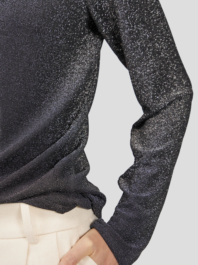 Haut En Tricot Constellation Argent