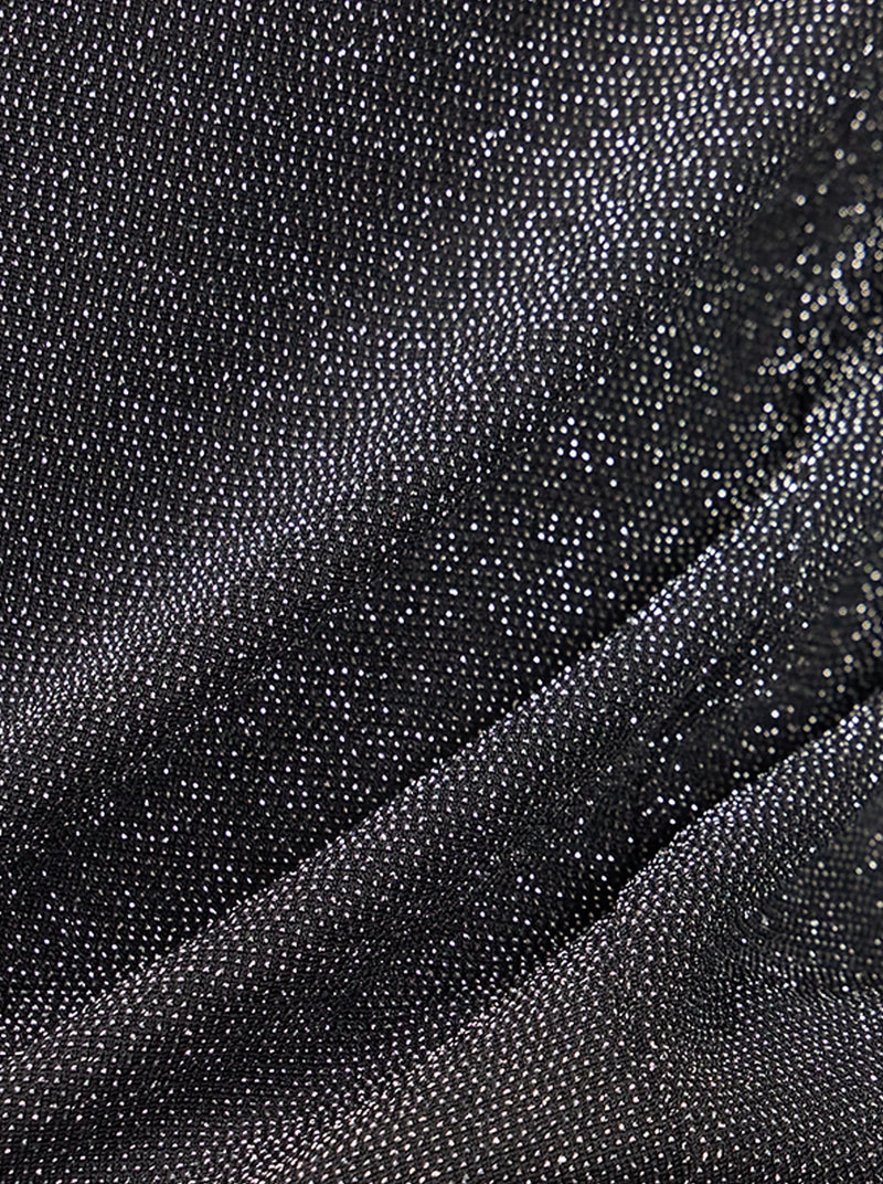 Pantalon Robin En Tricot Argenté Constellation