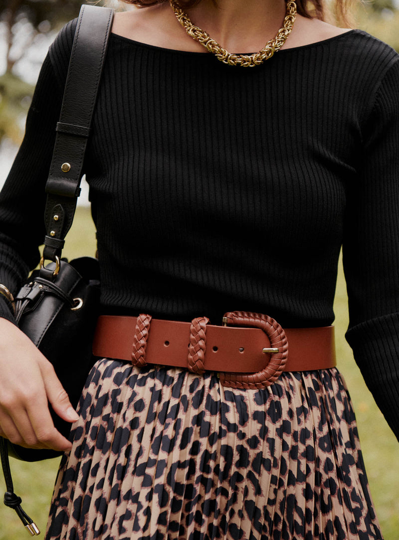 Top Dos Nu En Maille Marilyn - Noir
