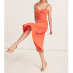 Vestido Raquella - Carmín