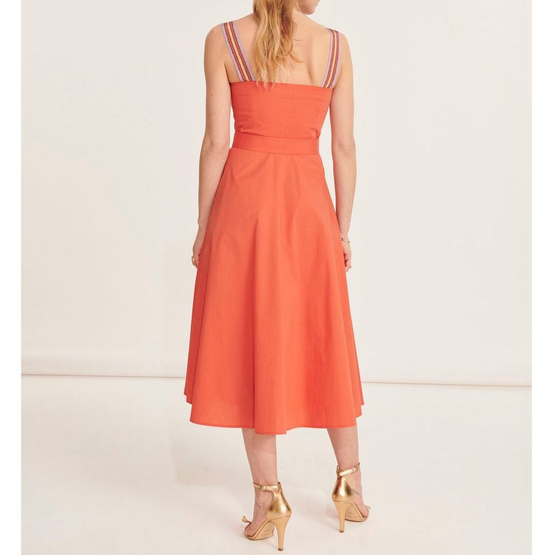Vestido Raquella - Carmín
