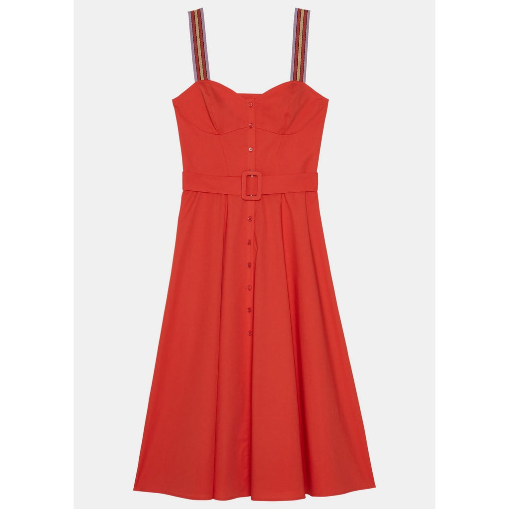 Vestido Raquella - Carmín