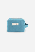 Tournelles The Small Pouch - Recycled Cotton Bleu Méditerranée