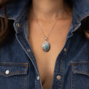 Pendentif Tunkuruchu Turquoise 2,20Ct Et Argent Massif