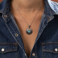 Pendentif Tuup Turquoise 1,50Ct Et Argent Massif