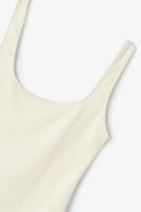 Maillot De Bain Froissé Blanc