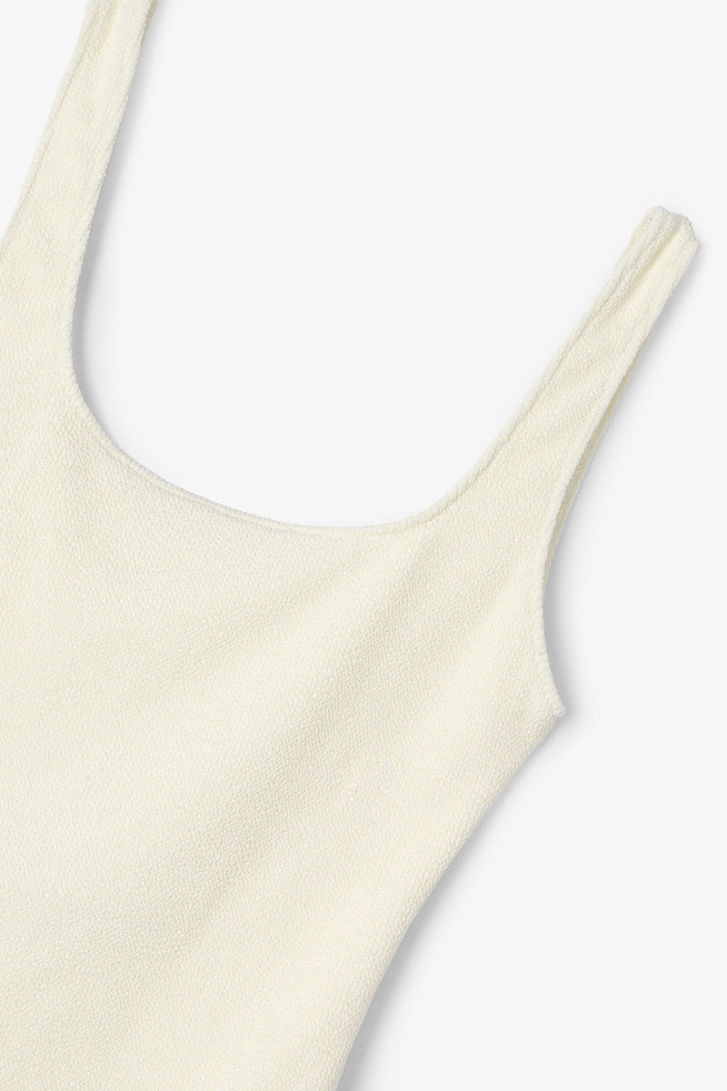 Maillot De Bain Froissé Blanc