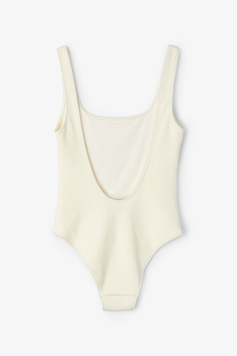 Maillot De Bain Froissé Blanc