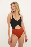 Maillot De Bain Triangle Bicolore