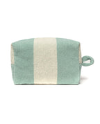 Neceser De Rayas Riviera - Verde Agua / Crema