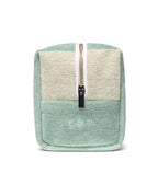 Neceser De Rayas Riviera - Verde Agua / Crema