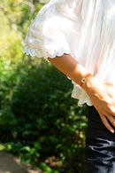 Bracelet Empreinte - Orange Fluo