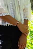 Bracelet Empreinte - Orange Fluo