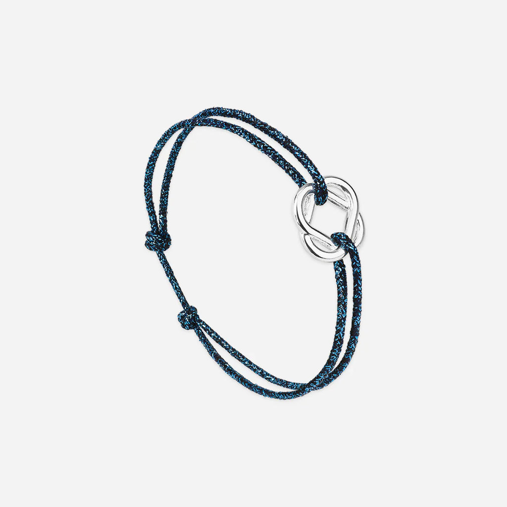 Favor Bracelet - Glittery Navy Blue