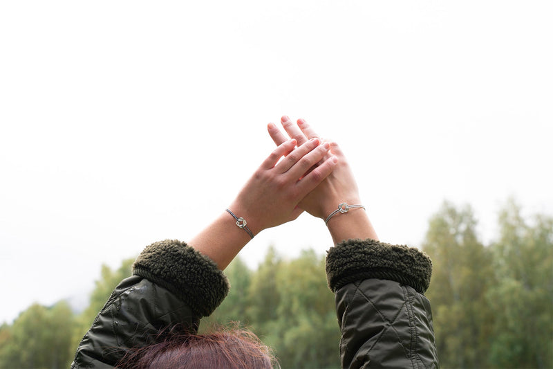 Bracelet Symbole - Anthracite Pailleté