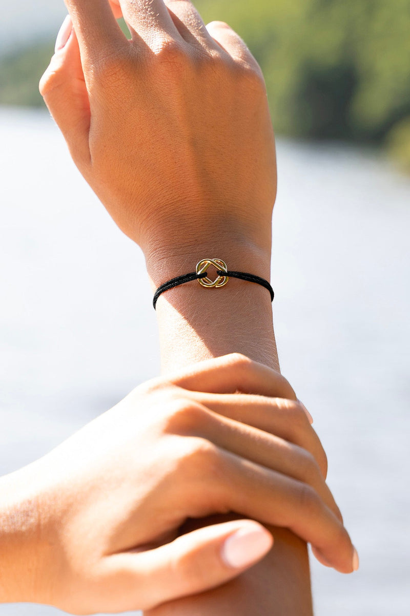 Bracelet Destiné - Noir Pailleté