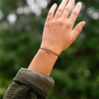 Effusion Bracelet - Glittery Black Gold