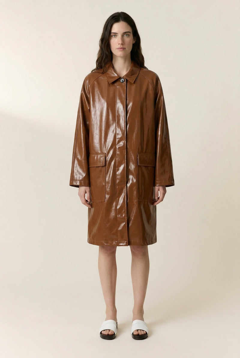 Trenchcoat Vahi Pln