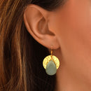 Pendientes colgantes de aventurina Tresor
