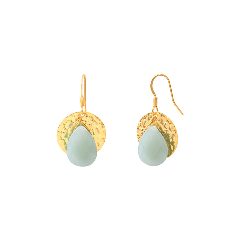 Boucles D'Oreilles Tresor De Goutte Aventurine